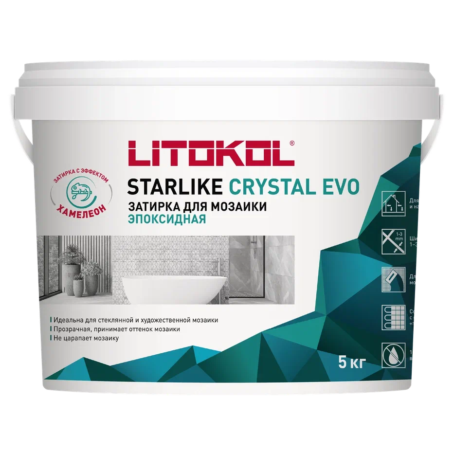 Купить STARLIKE EVO S.700 CRYSTAL затир.смесь (5kg bucket) в Нижнем Новгороде