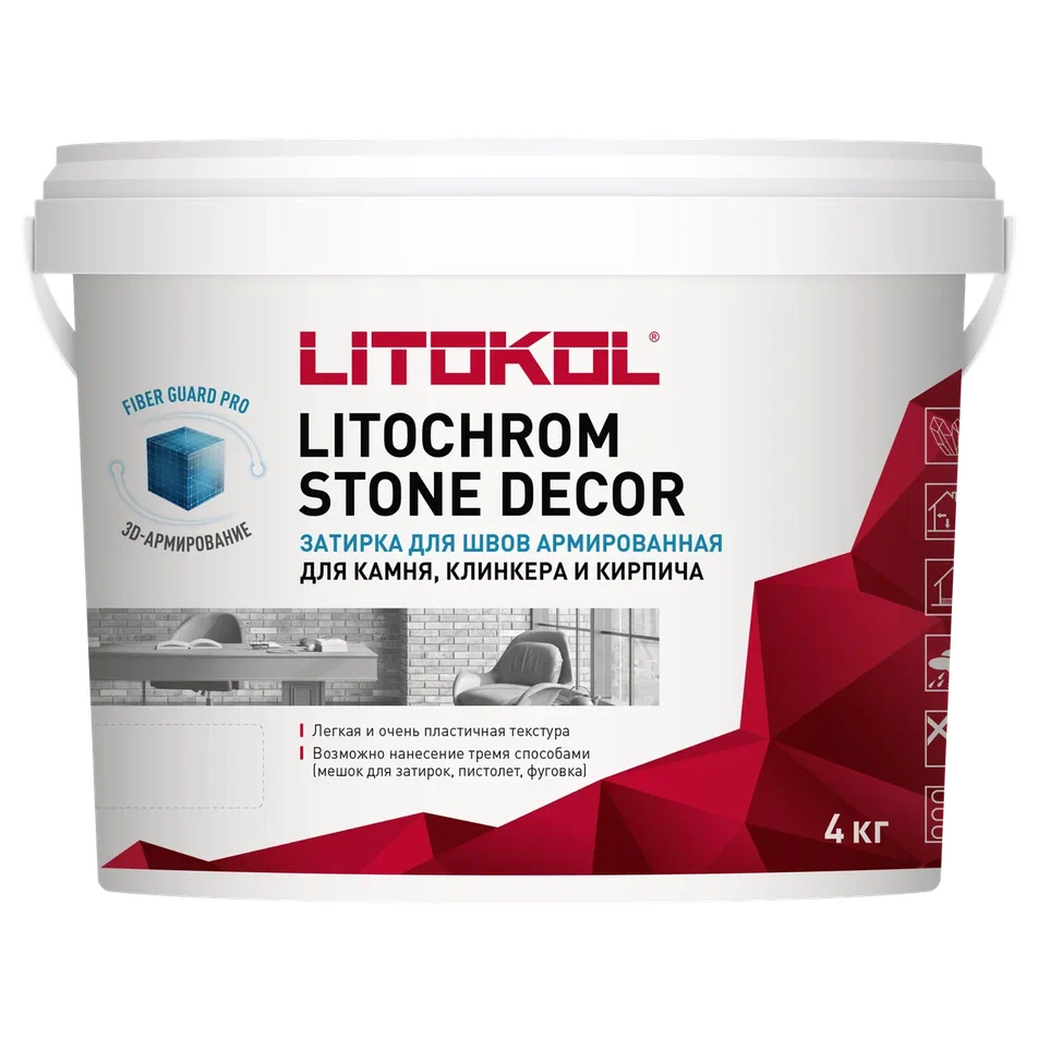 Купить LITOCHROM STONE DECOR SD.400 Белый 4kg в Нижнем Новгороде