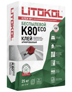 Купить LitoFlex К80 ECO- беспылевая клеевая смесь 25kg bag в Нижнем Новгороде
