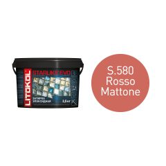 Купить STARLIKE EVO S.580 ROSSO MATTONE затир.смесь (2,5kg bucket) в Нижнем Новгороде