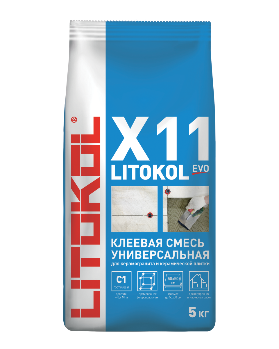 Купить LitoKol X11-клеевая смесь 5kg Al.bag в Нижнем Новгороде