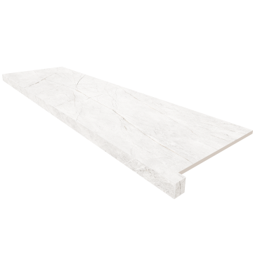 Подоконник угловой NL00 33х160 непол. с боковым выступом (левый)