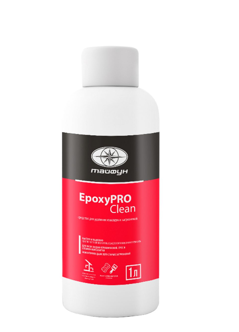 Купить Средство для удаления эпоксидных загрязнений "Тайфун "EpoxyPRO Clean", бут. 1л (Италия) в Нижнем Новгороде
