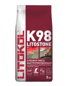 Купить Litostone К98-серая-клеевая смесь 5kg Al.bag в Нижнем Новгороде #2