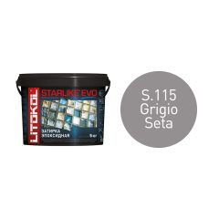 Купить STARLIKE EVO S.115 GRIGIO SETA затир.смесь (5kg bucket) в Нижнем Новгороде #2