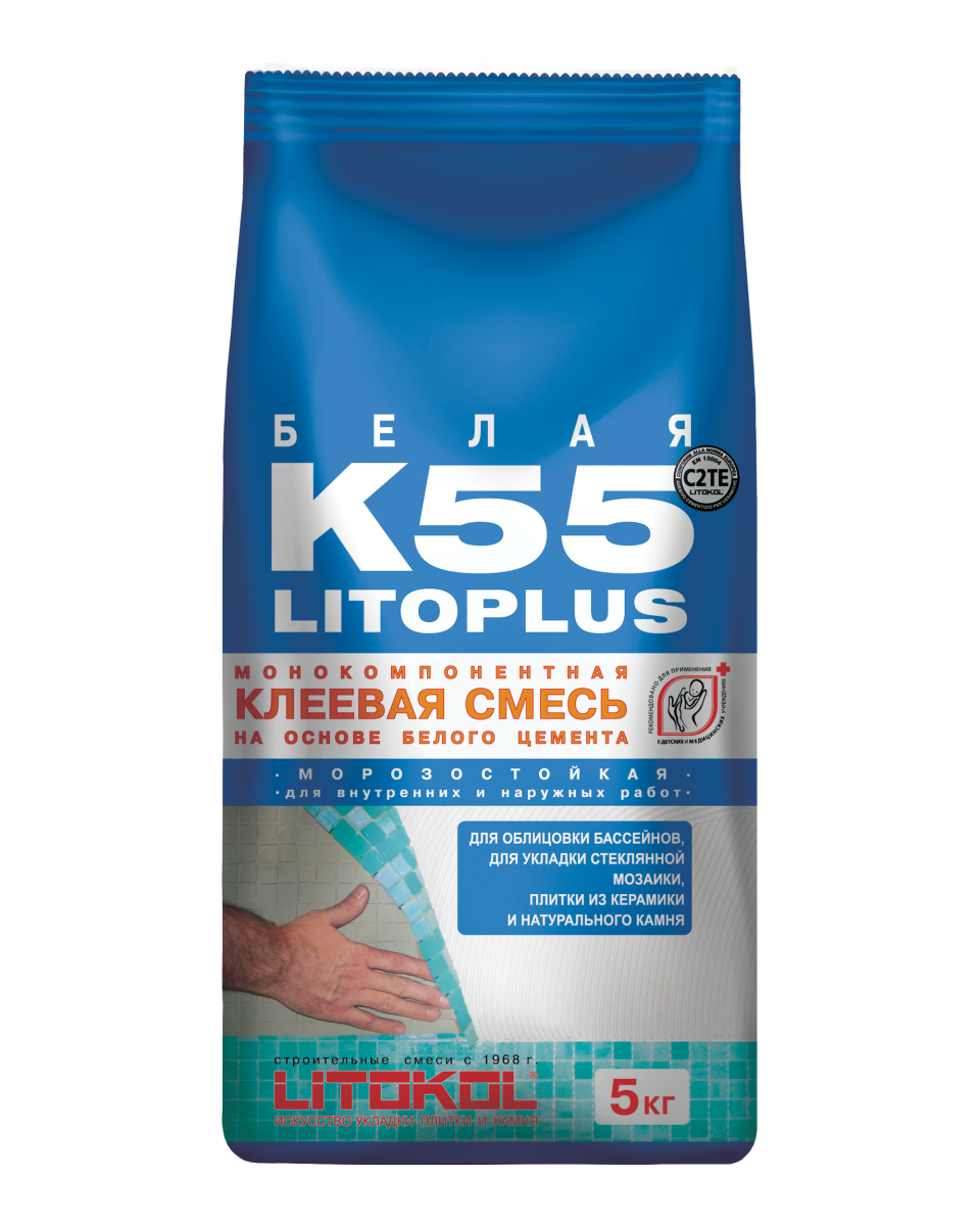 Купить LitoPlus K55-клеевая смесь 5kg Al.bag в Нижнем Новгороде #2