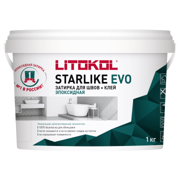 Купить STARLIKE Defender EVO S.102 Bianco Ghiaccio (белый) антибакт.затир.смесь 1kg bucket в Москве