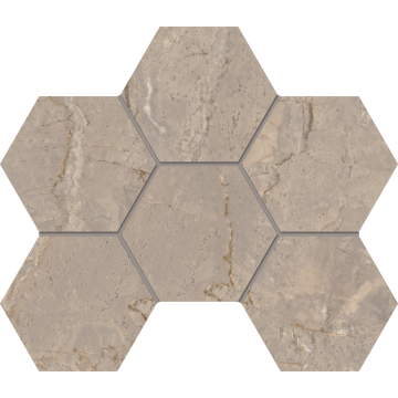 Купить Мозаика BR02 Гексагон 25x28,5x9 полир. в Нижнем Новгороде