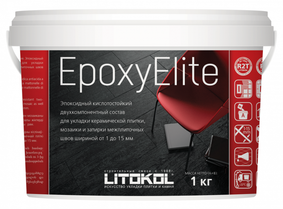 Купить EpoxyElite E.01 ЗЕФИР затир. смесь 1,0 kg bucket в Нижнем Новгороде #2