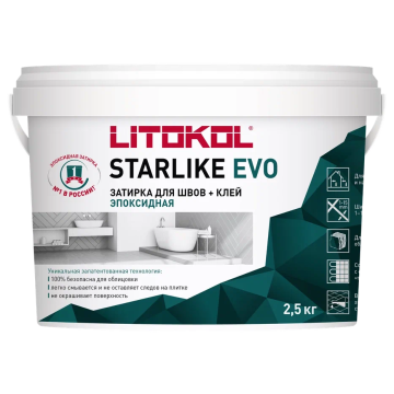 Купить STARLIKE EVO S.810 VERDE CAPRI затир.смесь (2,5kg bucket) в Москве