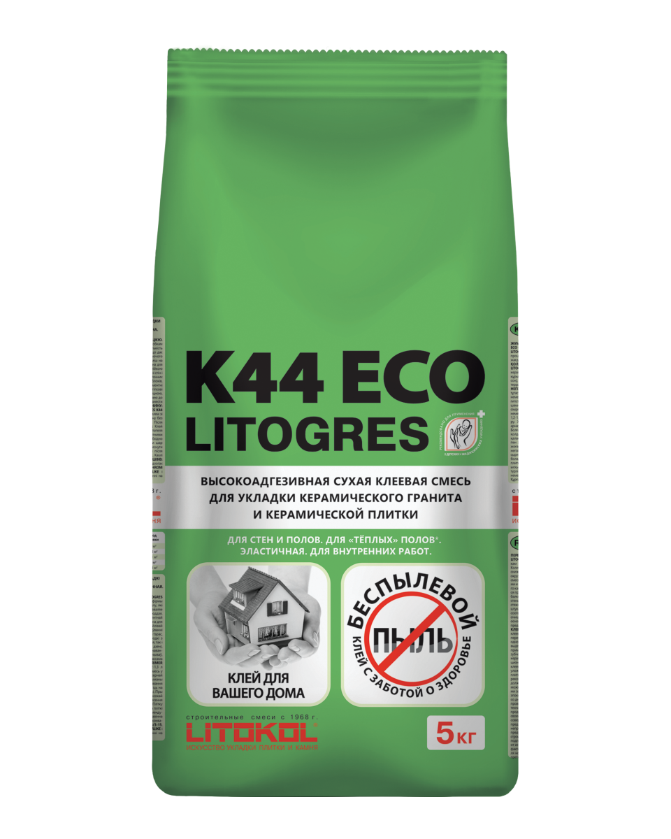 Купить Litogres К44 ECO- беспылевая клеевая смесь 5kg Al.bag в Нижнем Новгороде