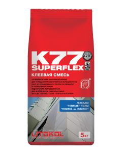 Купить SUPERFLEX K77 серый-клеевая смесь 5kg bag в Нижнем Новгороде #2