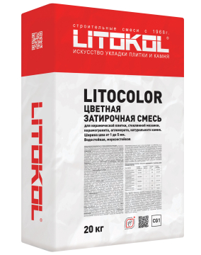 Купить LITOCOLOR L.12 тёмно-серая - затир. смесь  2kg Al.bag в Москве