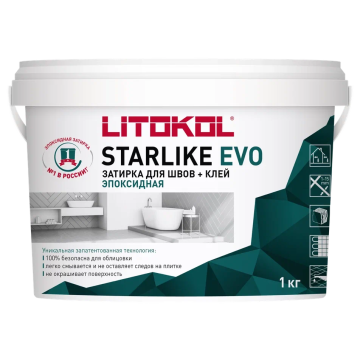 Купить STARLIKE EVO S.700 CRYSTAL затир.смесь (1kg bucket) в Новосибирске-1
