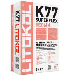Купить SuperFlex K77 белый-клеевая смесь 25kg bag в Нижнем Новгороде #2