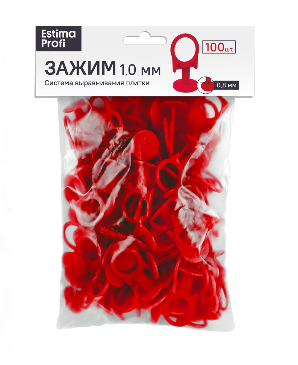 Купить Зажим "кольцо" СВП 0.8 мм Estima ПРОФИ (100 шт) в Нижнем Новгороде #2