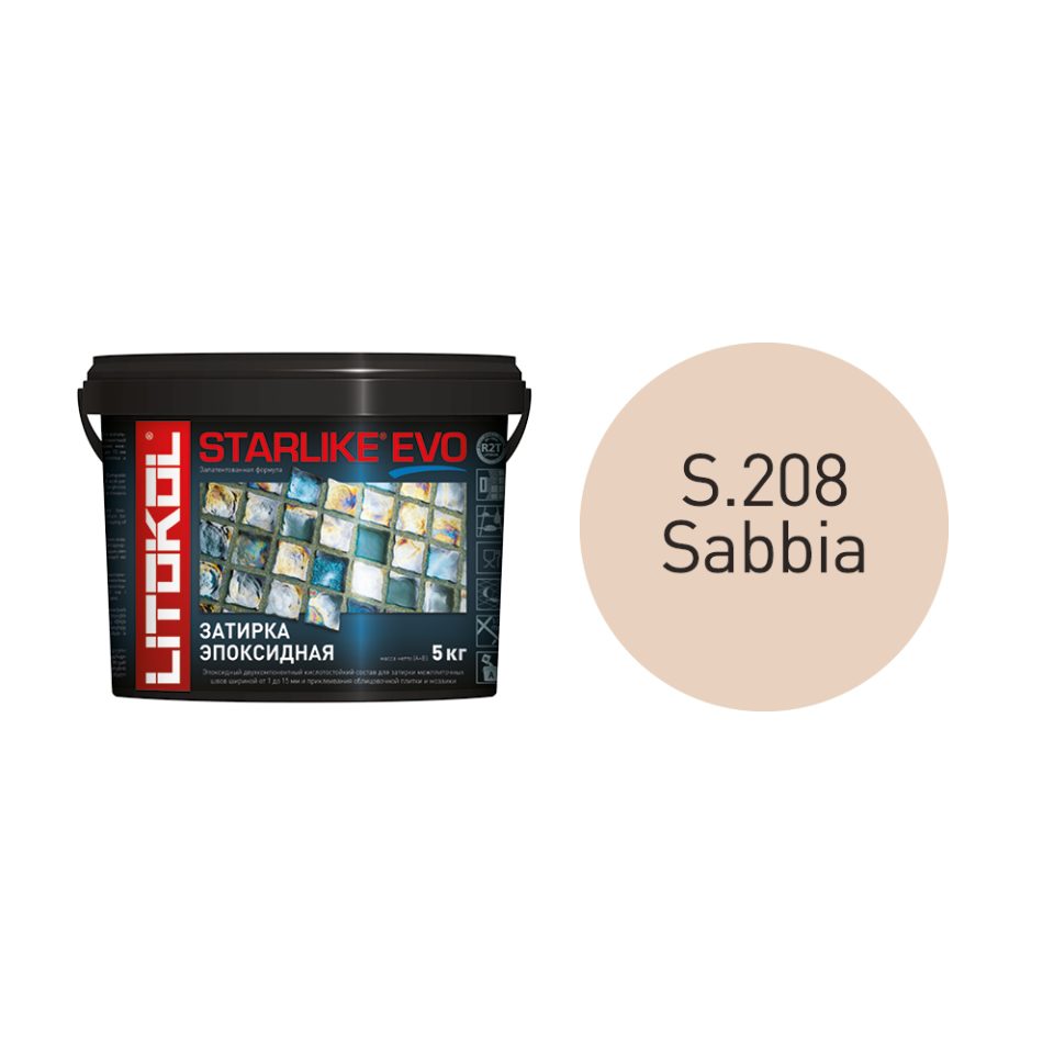 Купить STARLIKE EVO S.208 SABBIA затир.смесь (5kg bucket) в Нижнем Новгороде #2