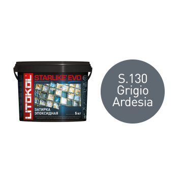 Купить STARLIKE EVO S.130 GRIGIO ARDESIA затир.смесь (5kg bucket) в Новосибирске-1
