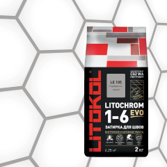 Купить LITOCHROM 1-6 EVO LE 105 серебристо-серый 2kg Al.bag в Нижнем Новгороде
