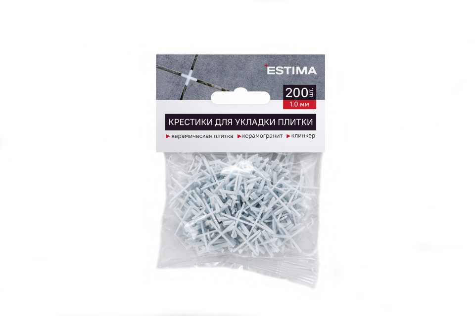 Купить Крестики для плитки 1 мм Estima ПРОФИ (200 шт) в Нижнем Новгороде #2