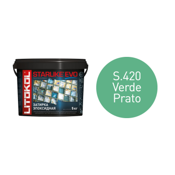 Купить STARLIKE EVO S.420 VERDE PRATO затир.смесь (5kg bucket) в Новосибирске-1
