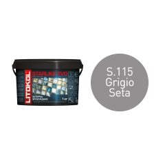 Купить STARLIKE EVO S.115 GRIGIO SETA затир.смесь (1kg bucket) в Нижнем Новгороде #2