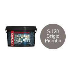 Купить STARLIKE EVO S.120 GRIGIO PIOMBO затир.смесь (1kg bucket) в Нижнем Новгороде #2