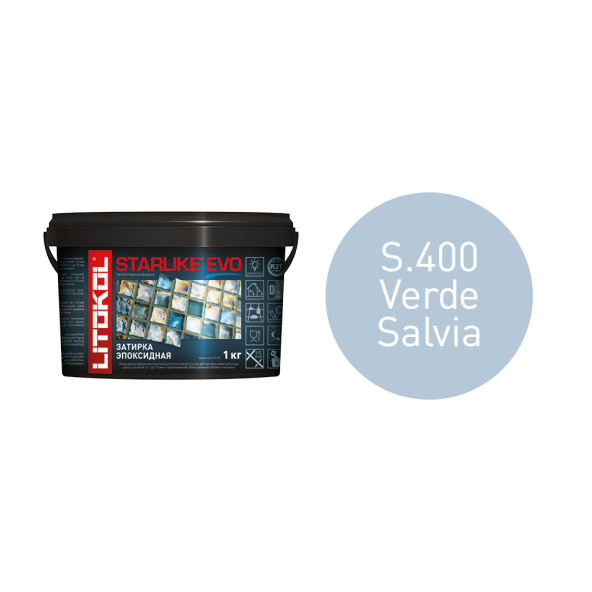 Купить STARLIKE EVO S.400 VERDE SALVIA затир.смесь (1kg bucket) в Новосибирске-1