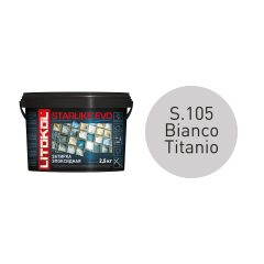 Купить STARLIKE EVO S.105 BIANCO TITANIO затир.смесь (2,5kg bucket) в Нижнем Новгороде #2