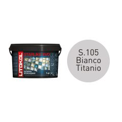 Купить STARLIKE EVO S.105 BIANCO TITANIO затир.смесь (1kg bucket) в Нижнем Новгороде #2