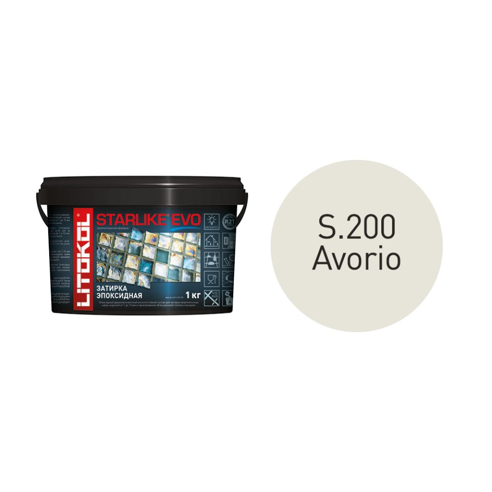 Купить STARLIKE EVO S.200 AVORIO затир.смесь (1kg bucket) в Нижнем Новгороде #2